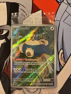 Pokemon TCG Snorlax SVP051 Promo Card Sealed, Near Mint Condition - Image 1