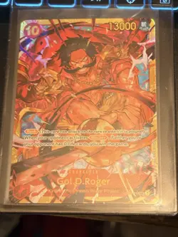Gol. D. Roger OP09-118 SEC Emperors In The New World One Piece TCG NM - Image 1