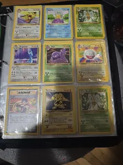 Pokemon TCG Vintage Childhood Binder Collection lot over 200 cards Holos Wotc - Image 3