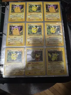 Pokemon TCG Vintage Childhood Binder Collection lot over 200 cards Holos Wotc - Image 5