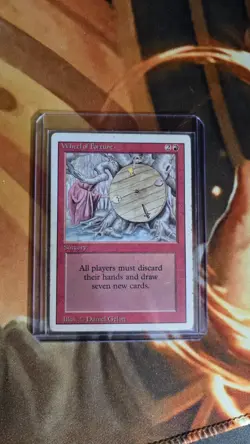 WHEEL OF FORTUNE - Revised edition Magic the Gathering card in LP condition - Image 1