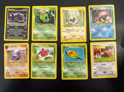 NEO Discovery Set Pokemon 8 Card Uncommon / Common Lot LP - Image 1