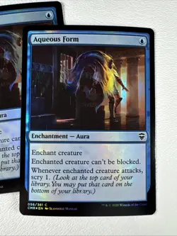 X2 Aqueous Form [Foil] #56 NM Commander Legends CMR Magic MTG - Image 2