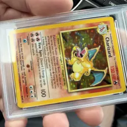 Pokemon Card TCG Charizard 4/102 Base Set Holo Rare 1999 WOTC Vintage PSA 5 - Image 2
