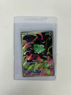 Pokemon Bulbasaur 133/132 Mega Evolution Enhanced Box Topper Stamped Promo NM - Image 3