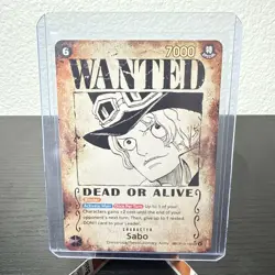 One Piece TCG - Sabo SEC Wanted Poster (SP) (OP13-120) Carrying On His Will NM - Image 2