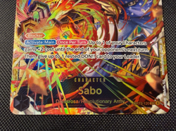 One Piece TCG Sabo SEC OP13-120 Secret Rare Foil Carrying On His Will NM - Image 2