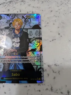 One Piece TCG OP13 Carrying On His Will Sabo OP13-120 SEC Manga NM/M - Image 3