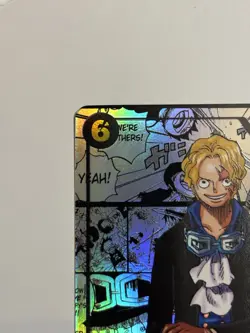 One Piece TCG OP13 Carrying On His Will Sabo OP13-120 SEC Manga NM/M - Image 2