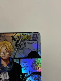 One Piece TCG OP13 Carrying On His Will Sabo OP13-120 SEC Manga NM/M - Image 5