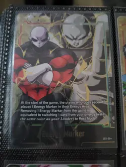 Dragon Ball Super Card Game Jiren E03-01 Energy Marker Parallel English Gold - Image 1