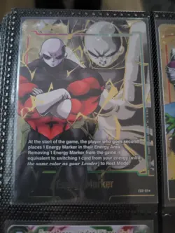 Dragon Ball Super Card Game Jiren E03-01 Energy Marker Parallel English Gold - Image 2
