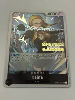 Kalifa (Judge Pack Vol. 2) OP03-081 One Piece Promotion Cards Foil - Image 1