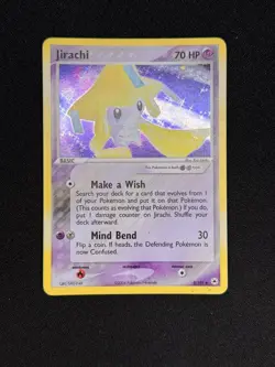 Jirachi 8/101 Hidden Legends Holo Rare Pokemon Card - LP - Image 1