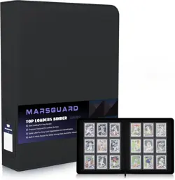 9 Pocket Top Loaders Zipper Trading Card Binder for Pokemon, YuGiOh, TCG - Image 1