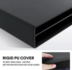 9 Pocket Top Loaders Zipper Trading Card Binder for Pokemon, YuGiOh, TCG - Image 3