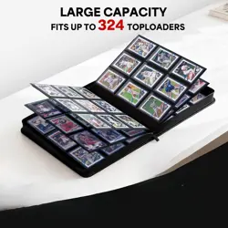 9 Pocket Top Loaders Zipper Trading Card Binder for Pokemon, YuGiOh, TCG - Image 4