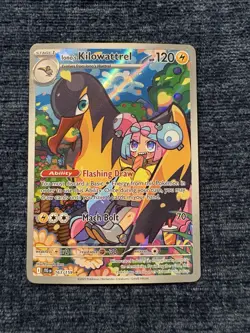 Pokemon TCG Iono's Kilowattrel Card Journey Together IR 163/159 - Image 1