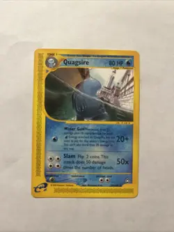Pokemon TCG Quagsire Card Regular Rare 30/147 Aquapolis Near Mint - Image 1