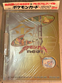 *New & Sealed* Pokemon Neo Genesis Premium File 1 Japanese Promo Folder 9 Cards - Image 1