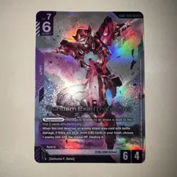 Gundam Exia (Trans-Am) GD03-049 LR - Steel Requiem - Gundam TCG Card Game CCG - Image 1