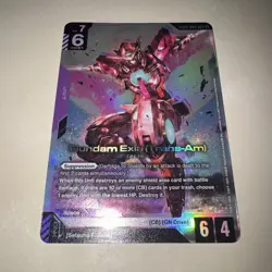 Gundam Exia (Trans-Am) GD03-049 LR - Steel Requiem - Gundam TCG Card Game CCG - Image 4
