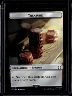 Fallout Treasure 18 / Junk Token 15 - PIP - NM - MTG Magic the Gathering - Image 1