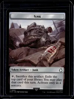 Fallout Treasure 18 / Junk Token 15 - PIP - NM - MTG Magic the Gathering - Image 2