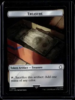 Fallout Treasure 19 / Soldier 4 Token - PIP - NM - MTG Magic the Gathering - Image 1