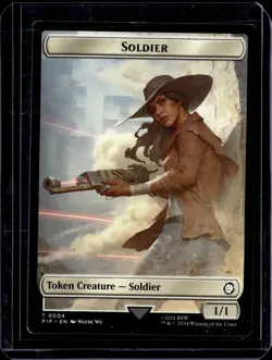 Fallout Treasure 19 / Soldier 4 Token - PIP - NM - MTG Magic the Gathering - Image 2