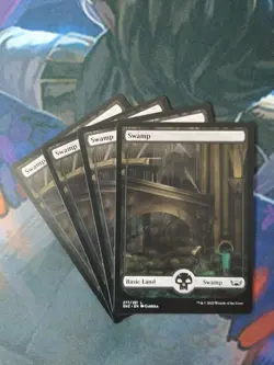 Swamp 277 x 4 - Full Art | 7% Off 2+ | New Capenna | NM | MTG - Image 1