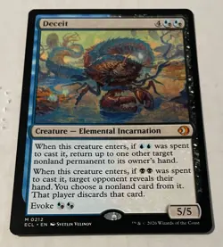 MTG - Lorwyn Eclipsed DECEIT Mythical Regular #0212 NMT-MNT “Pack Fresh” - Image 1