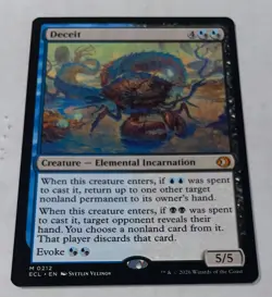 MTG - Lorwyn Eclipsed DECEIT Mythical Regular #0212 NMT-MNT “Pack Fresh” - Image 3