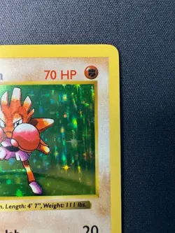 Pokemon - Base Set - 1999 - Hitmonchan - Holo - Shadowless - 7 - Image 4