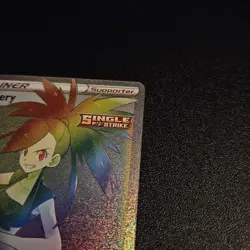 Pokemon Chilling Reign Flannery Trainer Rainbow Full Art 215/198 Secret Rare - Image 3