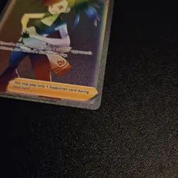 Pokemon Chilling Reign Flannery Trainer Rainbow Full Art 215/198 Secret Rare - Image 4