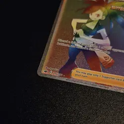 Pokemon Chilling Reign Flannery Trainer Rainbow Full Art 215/198 Secret Rare - Image 5