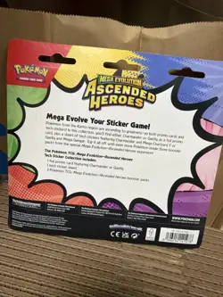 Pokemon TCG Ascended Heroes Tech Sticker Collection Gastly - 3 Pack Lot - Sealed - Image 2