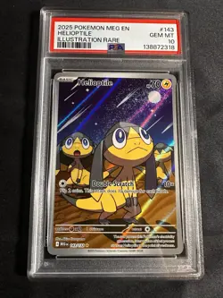 Pokemon TCG Mega Evolution Helioptile IR 143/132 PSA 10 GEM MT - Image 1