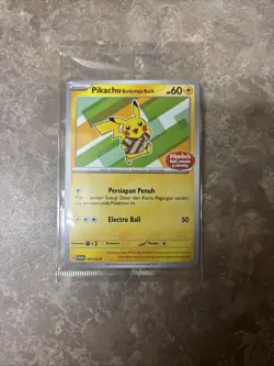 NEW! - Pokemon Pikachu Berkemeja Batik 101/SV-P Indonesia Journey Sealed Promo - Image 1