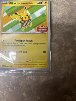 NEW! - Pokemon Pikachu Berkemeja Batik 101/SV-P Indonesia Journey Sealed Promo - Image 4