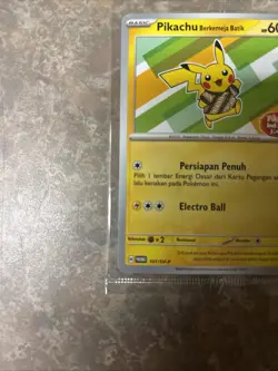 NEW! - Pokemon Pikachu Berkemeja Batik 101/SV-P Indonesia Journey Sealed Promo - Image 5
