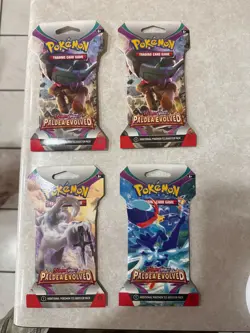 Pokemon Paldea Evolved Sleeved Booster Packs x4 Scarlet & Violet New Sealed - Image 1