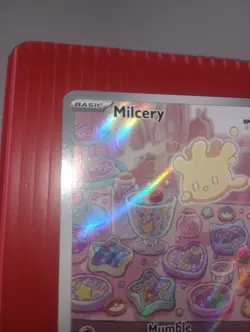 Pokemon TCG Milcery 152/142 Stellar Crown Holo Illustration NM - Image 3
