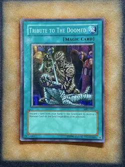 Yugioh Tribute To The Doomed MRD-057 Super Rare Original Print LP - Image 1