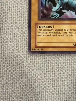 Yu-Gi-Oh! Blue Eyes White Dragon LOB-001 Legend of Blue Eyes - Image 2