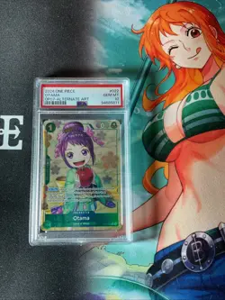 2024 One Piece OP07 Alternate Art Otama #22 PSA 10 GEM MINT - Image 1