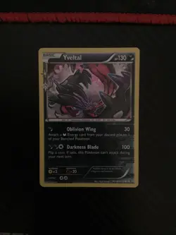 Pokemon TCG Yveltal RC16/RC32 Radiant Collection X&Y Generations Reverse Holo LP - Image 1