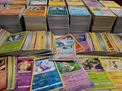 3000 Pokemon English Holo & Reverse Holo Bulk Card Lot - Common Uncommon Rare - Image 4