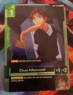 Gundam Card Game Duo Maxwell GD01-090 R - Image 1